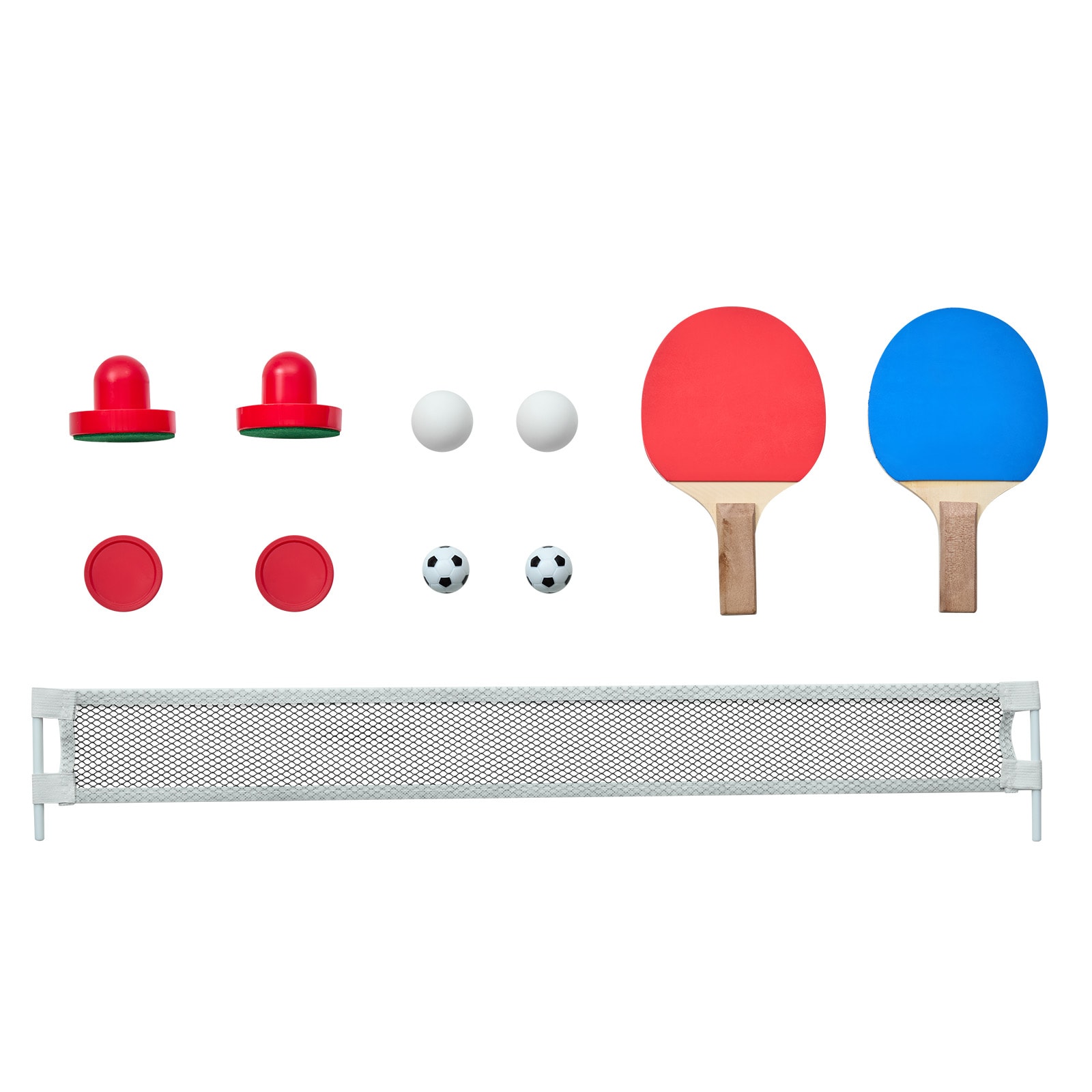 54" Air Hockey Table 3-in-1 Air Powered Combo Table Hockey Ping Pong Foosball_maomaolike.com